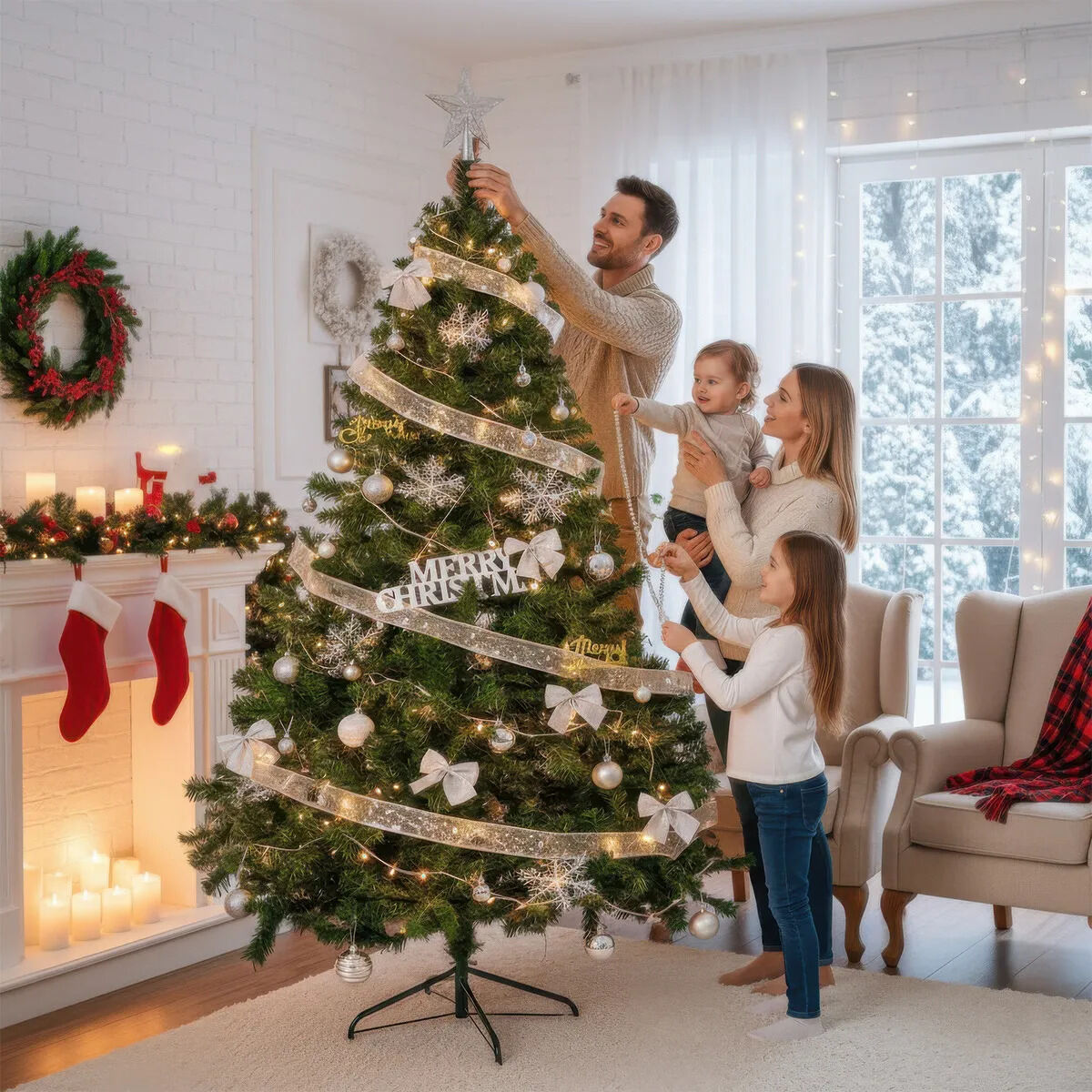 Arbol De Navidad 1.8m Frondoso