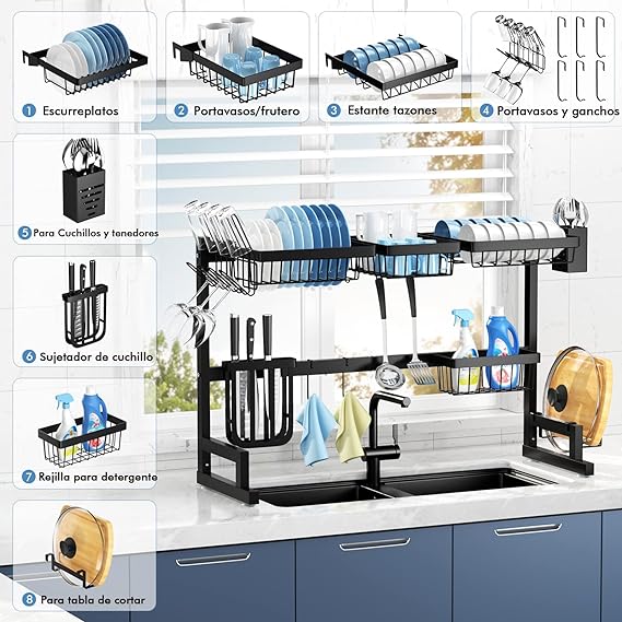 Organizador y Escurridor de Platos Para Cocina (85CM) - OLAA SHOP