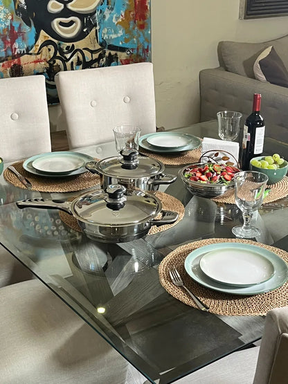 Batería de Cocina Acero Inoxidable 16pz. Royal (Grado Alimenticio)