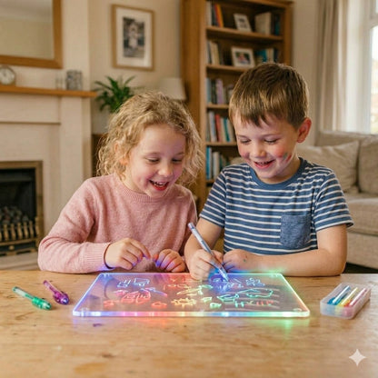 Pizarrón Mágico de Acrílico con Luz LED – Dale Brillo a tus Ideas