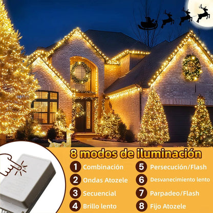 Serie De Luces Navidad Exterior 30m 300led / Múltiples usos