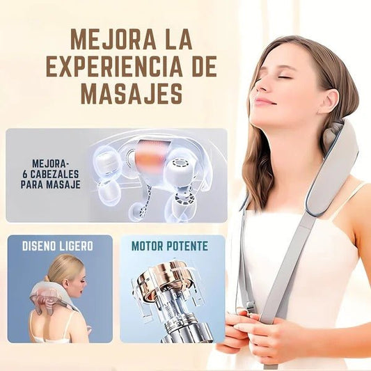 MASAJEADOR DE ESPALDA CUELLO Y HOMBROS SOLOCOMFORT™ - OLAA SHOP